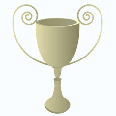 trophy cup vector