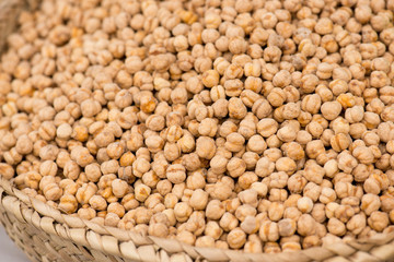 Roasted Chick Peas On The Market