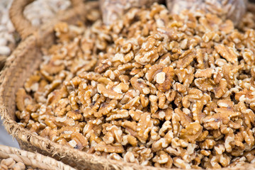 Fresh Walnuts On The Market