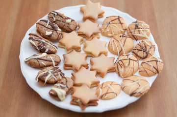 Gemischte Weihnachtsplätzchen