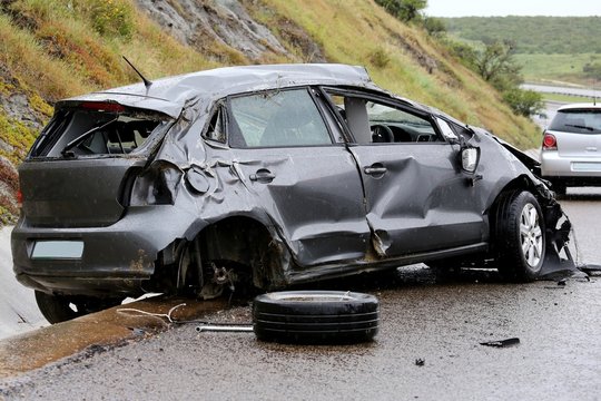 Car Accident And Wreckage