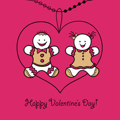 Card Happy Valentine's Day