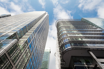 Business building in Canary Wharf.