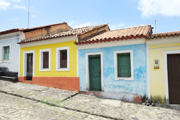 Fototapeta na wymiar Tradycyjny brazylijski portugalski architektury kolonialnej