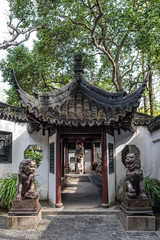 Naklejka premium Yuyuan garden shanghai china