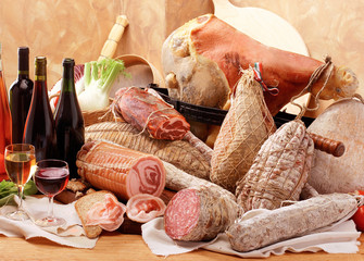 Salumi e vino