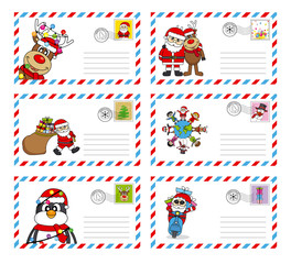 envelope to send letter to santa claus