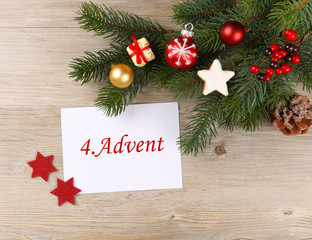 4.Advent Karte