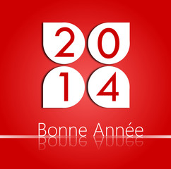 Bonne Année 2014 Rouge