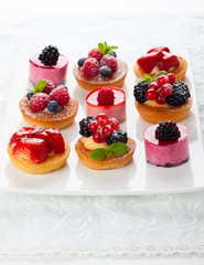 Assorted desserts