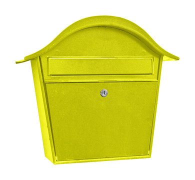 Yellow  Post Box