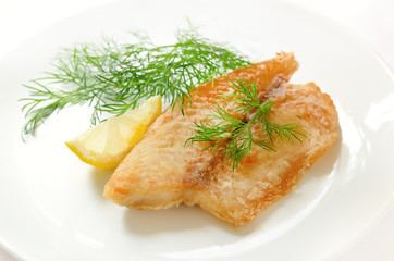 Fried fish fillet