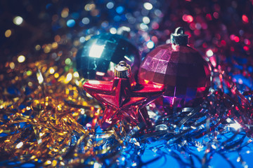 xmas ball bokeh