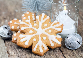 Decorated Christmas cookies