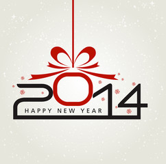Happy new year 2014 illustration