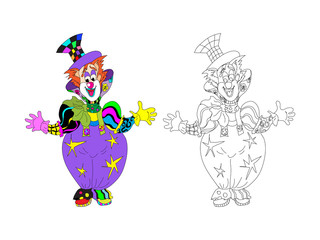 Clown coloring