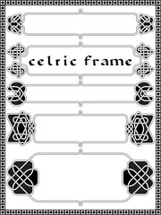 Frame in Celtic style