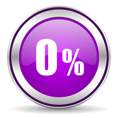 0 percent icon