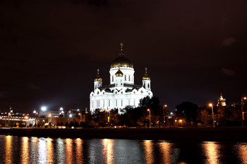 Obraz premium Cathedral of Christ the Savior in Moscow