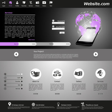 Business Website template design 