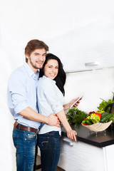 couple at kitchen