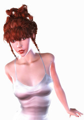 Naklejka premium Digital Female