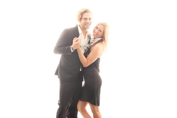 Fototapeta premium Junges Paar tanzt