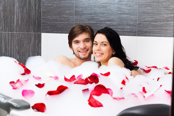couple in bathroom