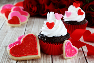 heart cupcake - 58988080