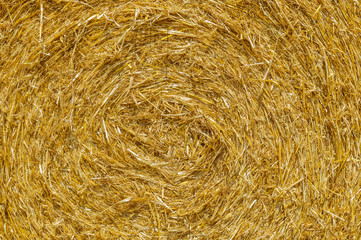 Getreideballen aus Stroh