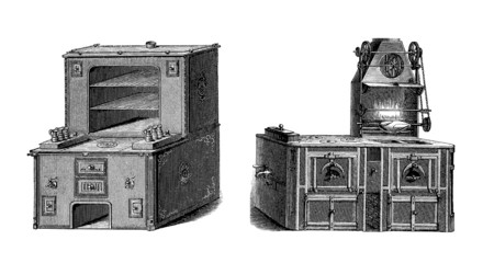 Cooking Artefacts - Herde - Cuisini&egrave;re - 19th century