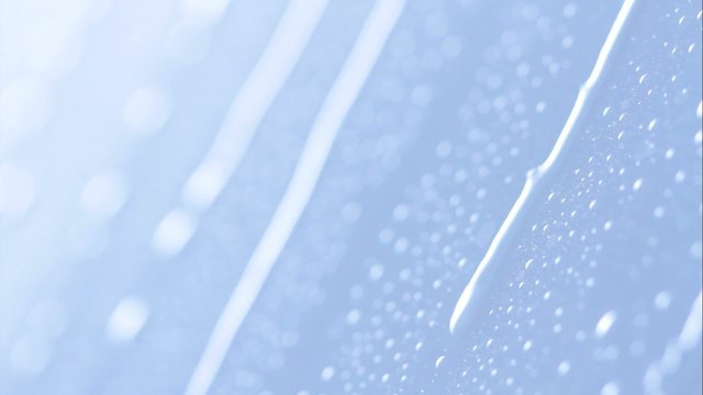 water drops flowing