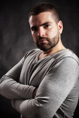 Fototapeta premium Handsome man posing