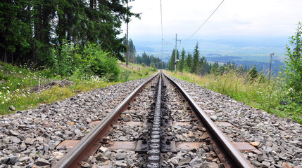 track from the mountain railway