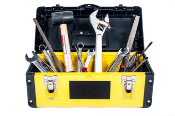Garage tool box workisolated