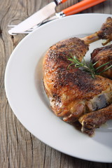 grilled chicken legs