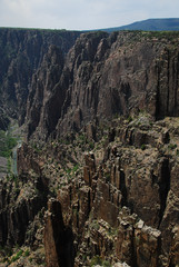 Fototapeta premium Black canyon of the Gunnison National Park, North Rim, CO, USA