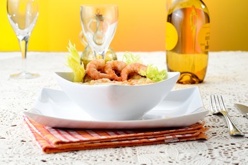 Vellutata di code di scampi