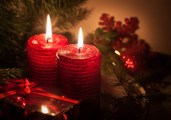 Christmas candles