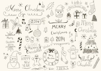 Merry Christmas Signs Collection