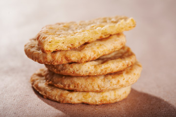 Fototapeta na wymiar stack of homemade cookies