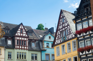 half-timbered houses