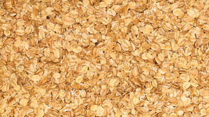 Close up porridge oats background texture. Diet