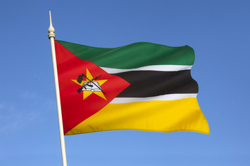 Fototapeta na wymiar Flag of Mozambique
