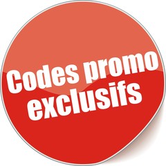 étiquette codes promo exclusifs