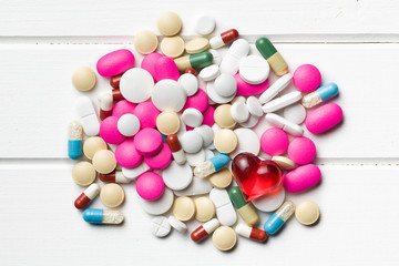 colorful pills