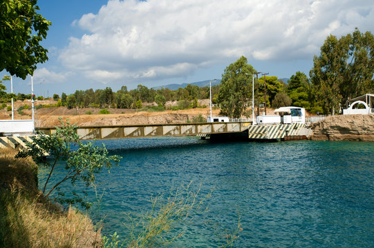 The Corinth Canal Submersible Bridge