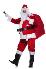 santa claus is wishing you merry christmas