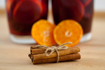 cinnamon and mulled wine