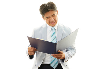 苦悩するビジネスマン